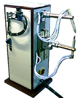 original Byland Punktschweissmaschine nach erfolgter Revision