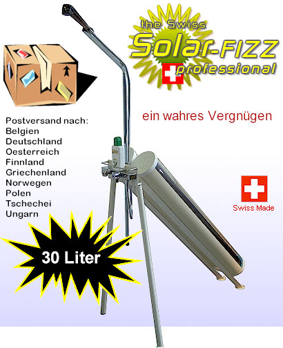 Solar fizz by Andy Byland, die intelligente Solar- Warmwasser-Dusche